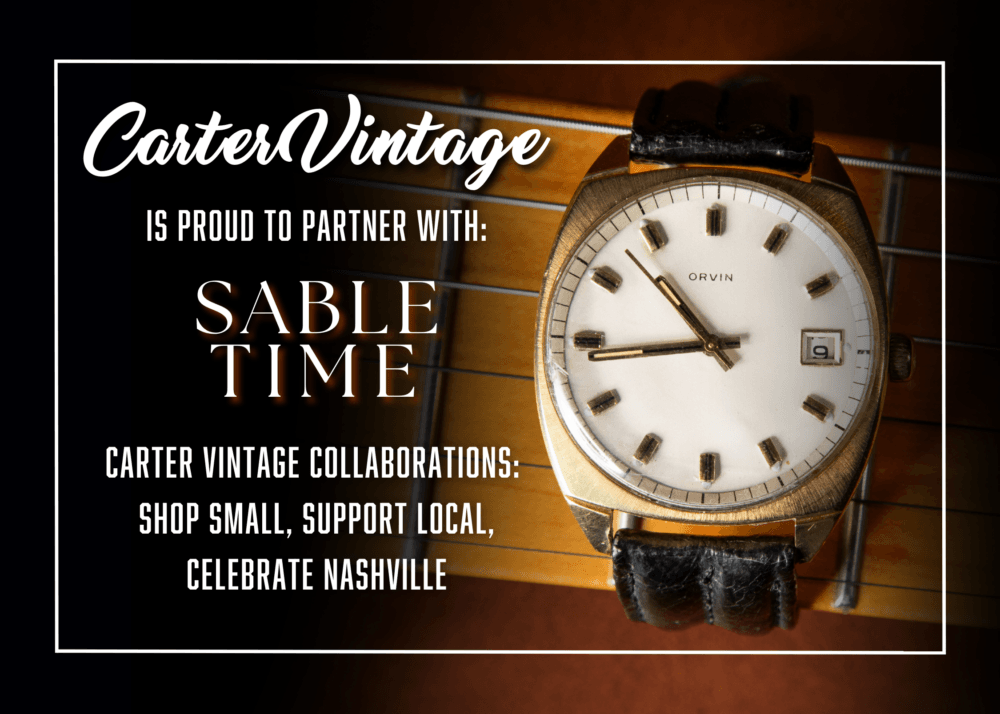 Supporting Local &amp; Preserving Stories: Carter Vintage Guitars x Sable Time