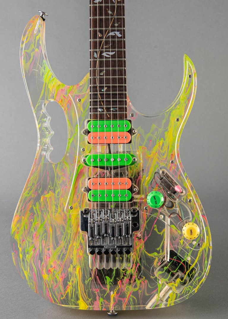 Ibanez Jem Th Steve Vai Signature Th Anniversary Clear Acrylic