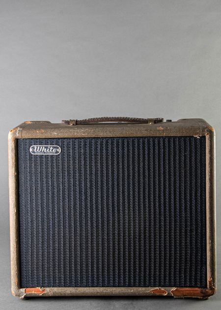 White (Made By Fender) Model 80 1955