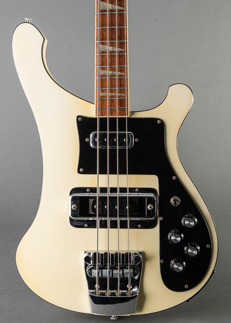 white rickenbacker bass for sale
