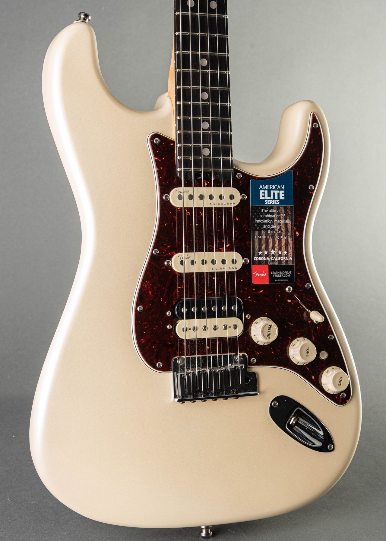 Fender American Elite Stratocaster HSS 2017, Gloss Metallic White