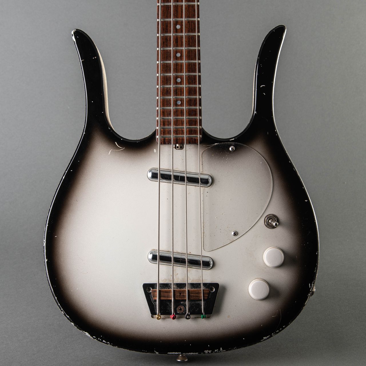 Jerry Jones Longhorn Bass 1990, Silverburst | Carter Vintage Guitars