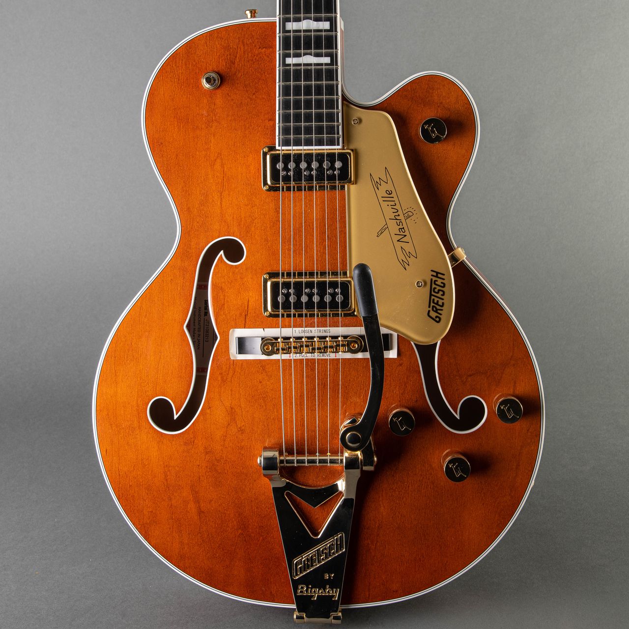 Gretsch G6120TGDS Players Edition Nashville 2021, Round-Up Orange 