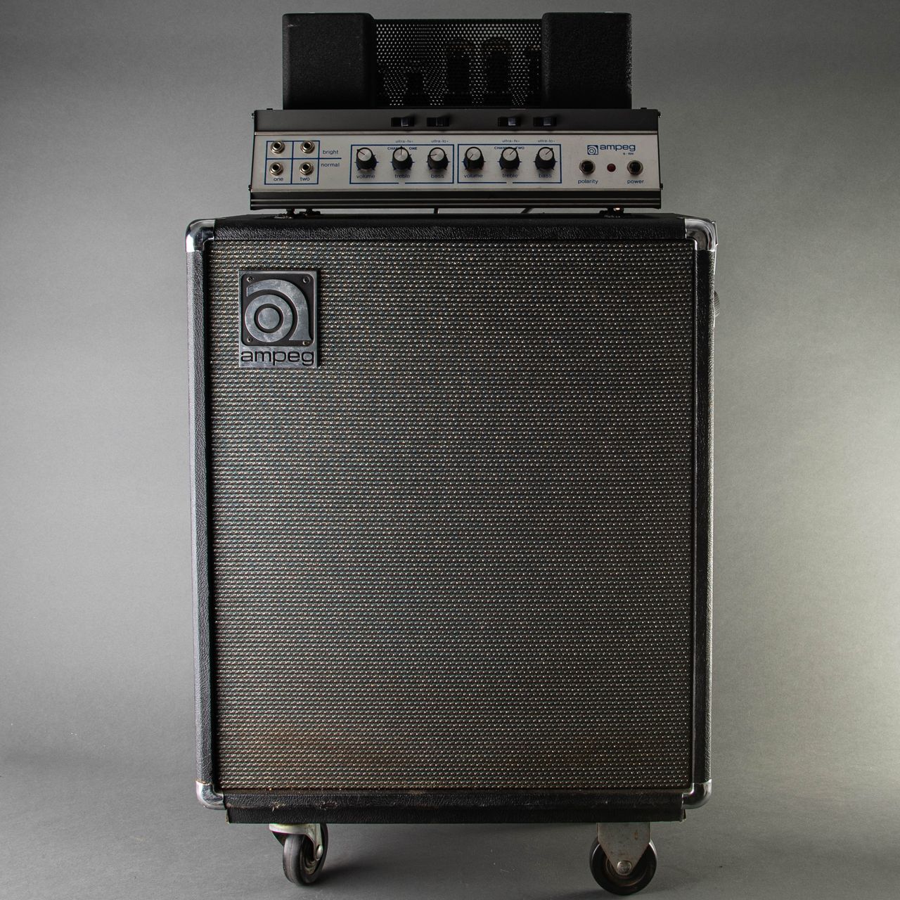 Ampeg B-15N Fliptop 1x15 Combo 1968, Black | Carter Vintage Guitars