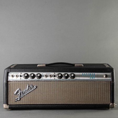 Fender Bassman Head 1968 "Drip-edge" AB165, Black Tolex