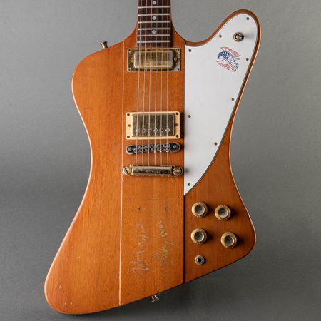 Gibson Firebird Bicentennial Signed By Johnny Winter 1976, Natural