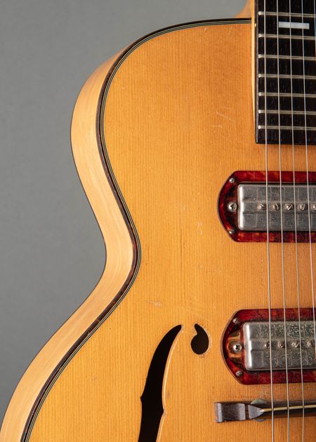 Harmony Stratotone H48 Mercury 1960s, Natural | Carter Vintage Guitars