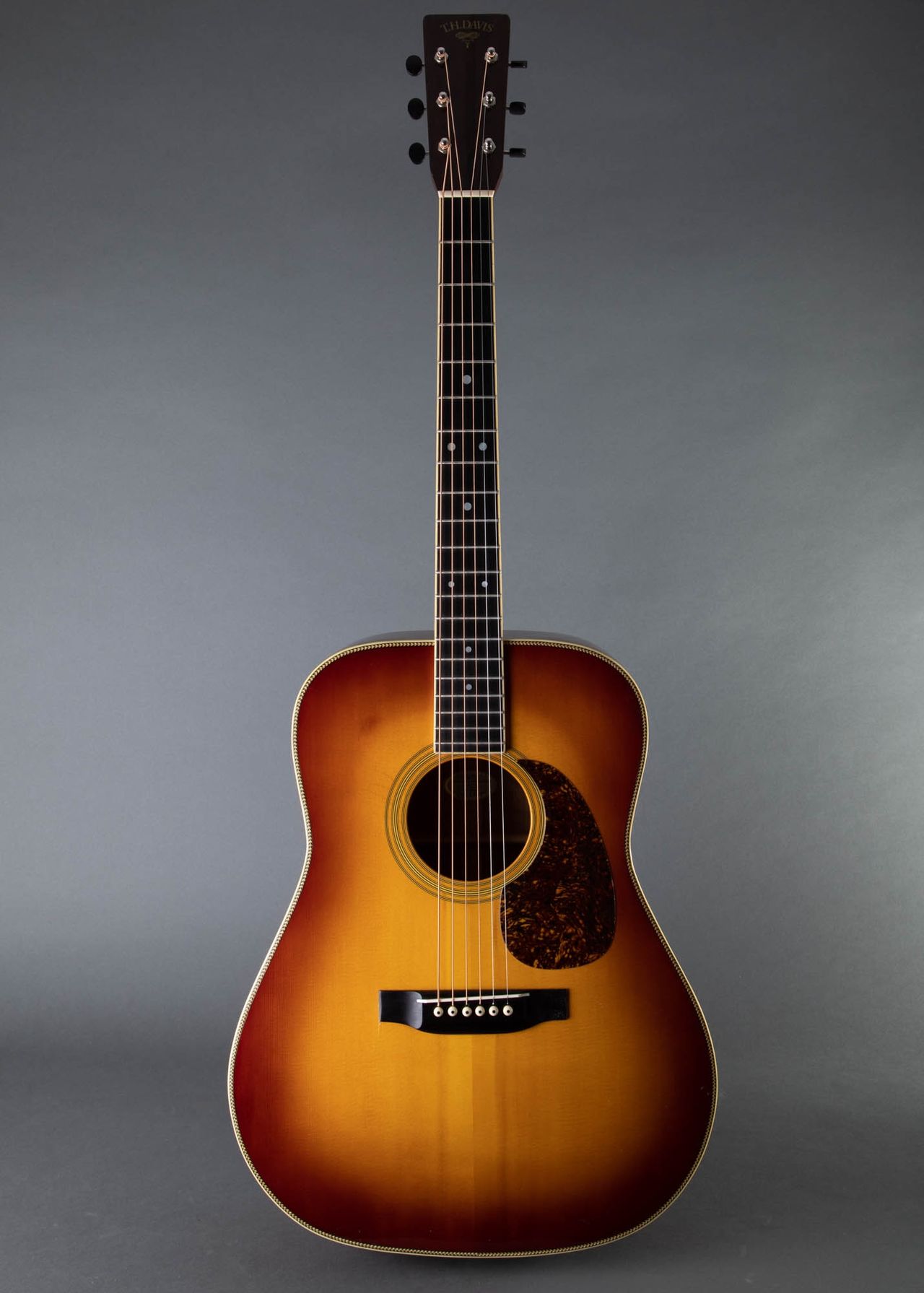 T.H. Davis Herringbone D18 1996, Sunburst | Carter Vintage Guitars