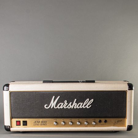 Marshall JCM 800 50w Head 2204 1987, White