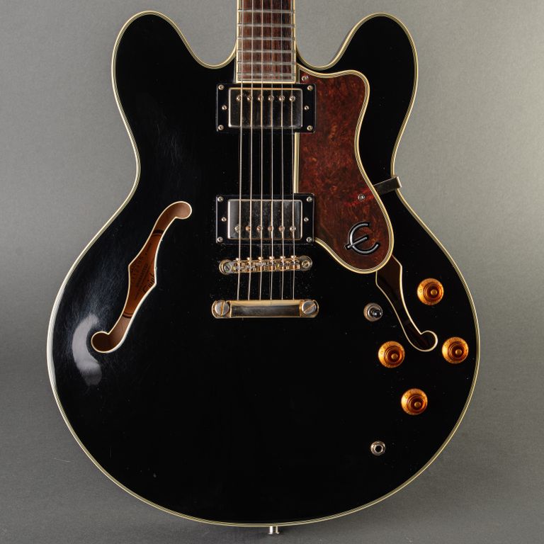 Epiphone Sheraton II-EB 2000s, Black | Carter Vintage Guitars