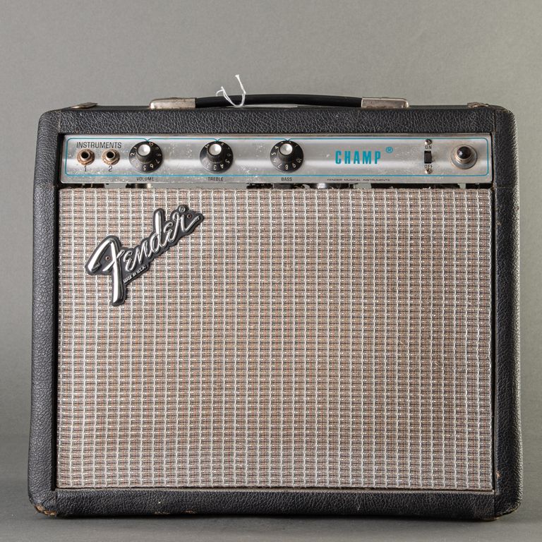 Fender Champ de 1978, ampli à lampes avec prises de son multiples