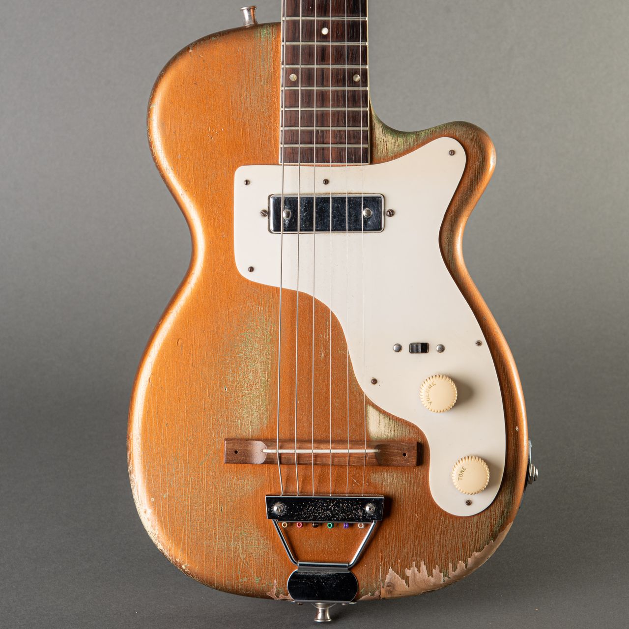 Harmony H44 Stratotone 1950s, Copper | Carter Vintage Guitars