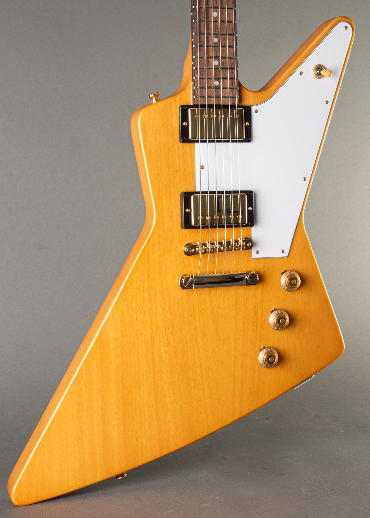 Epiphone '58 Korina Explorer 2023, Natural | Carter Vintage Guitars