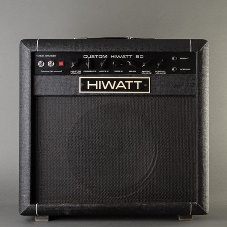 Hiwatt Custom 50 1x12 Combo SA 112 OL 1980, Black