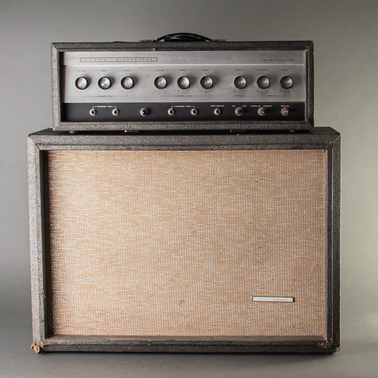 Silvertone twin deals twelve