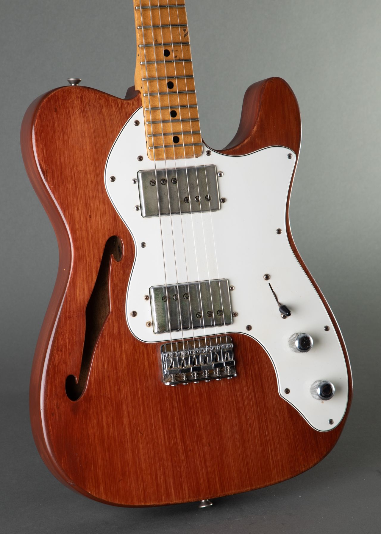 Fender Telecaster Thinline Solid Body Electric Guitar (1974
