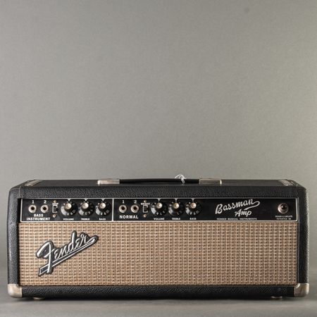 Fender Bassman Head 1965, Black Tolex
