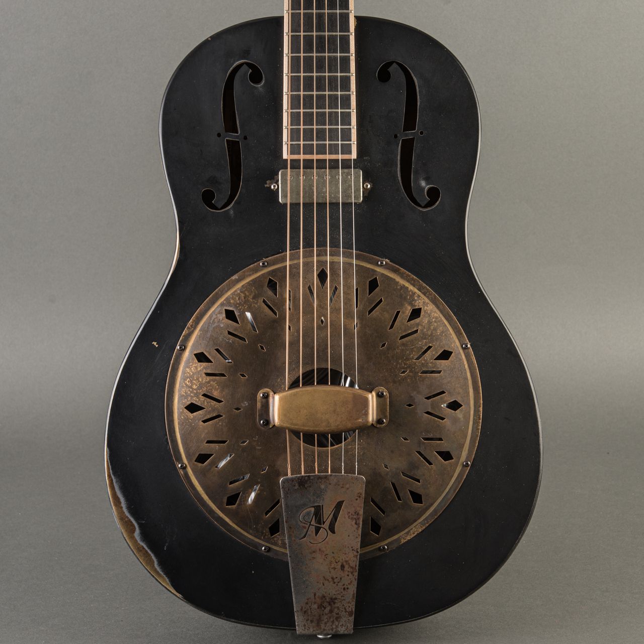 Mule Tri Cone Resonator 2023 Black Carter Vintage Guitars