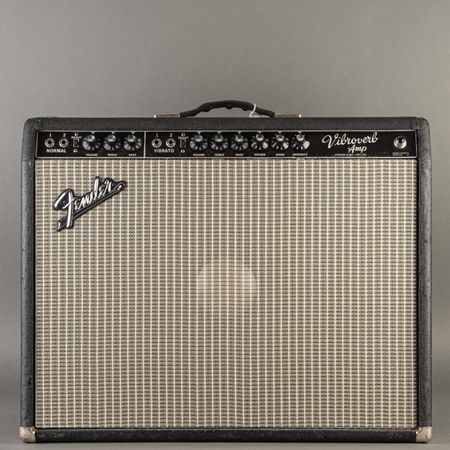 Fender Pre-CBS Vibroverb AB763 1964, Black Tolex