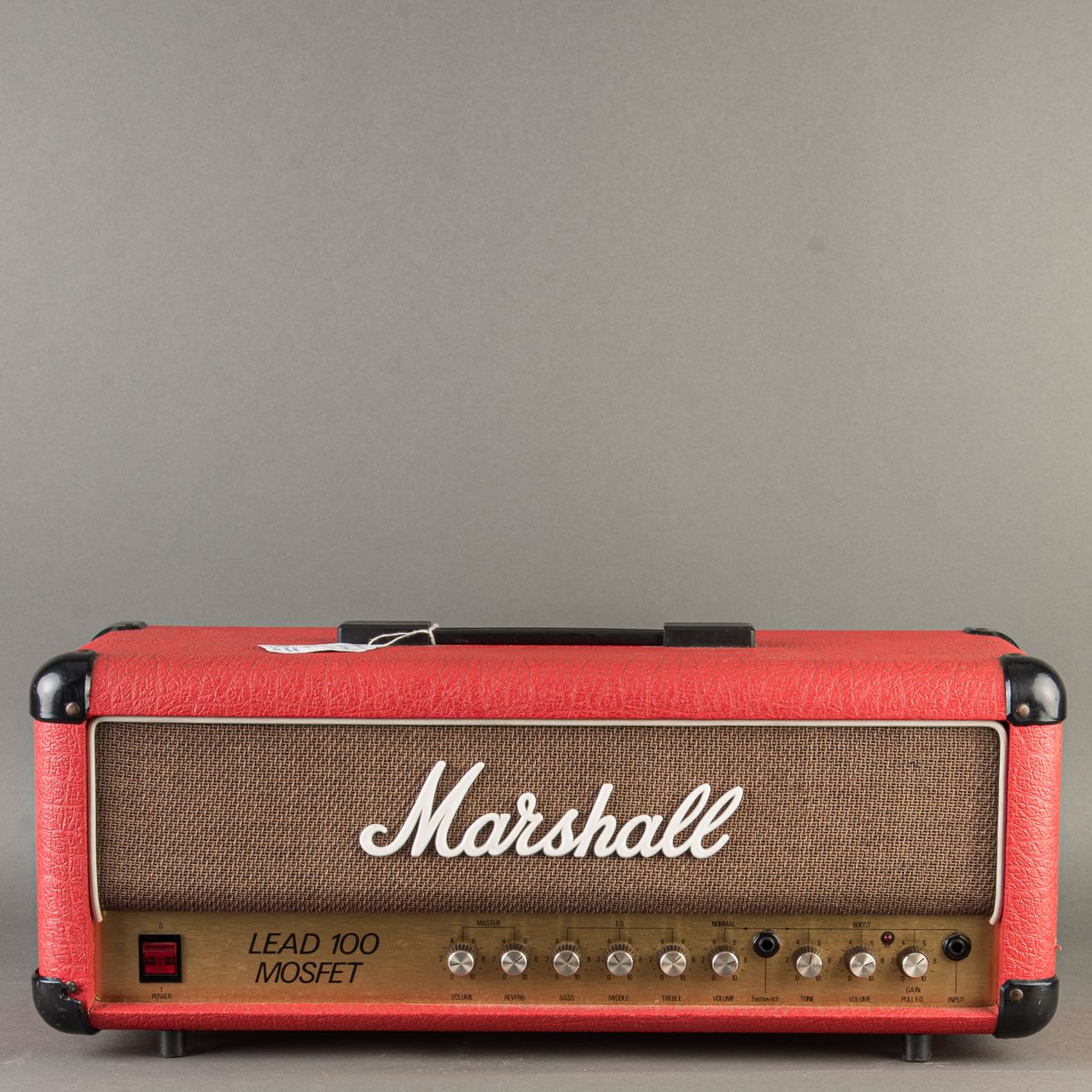 Marshall Mosfet 100 3210 Head 1986, Red | Carter Vintage Guitars
