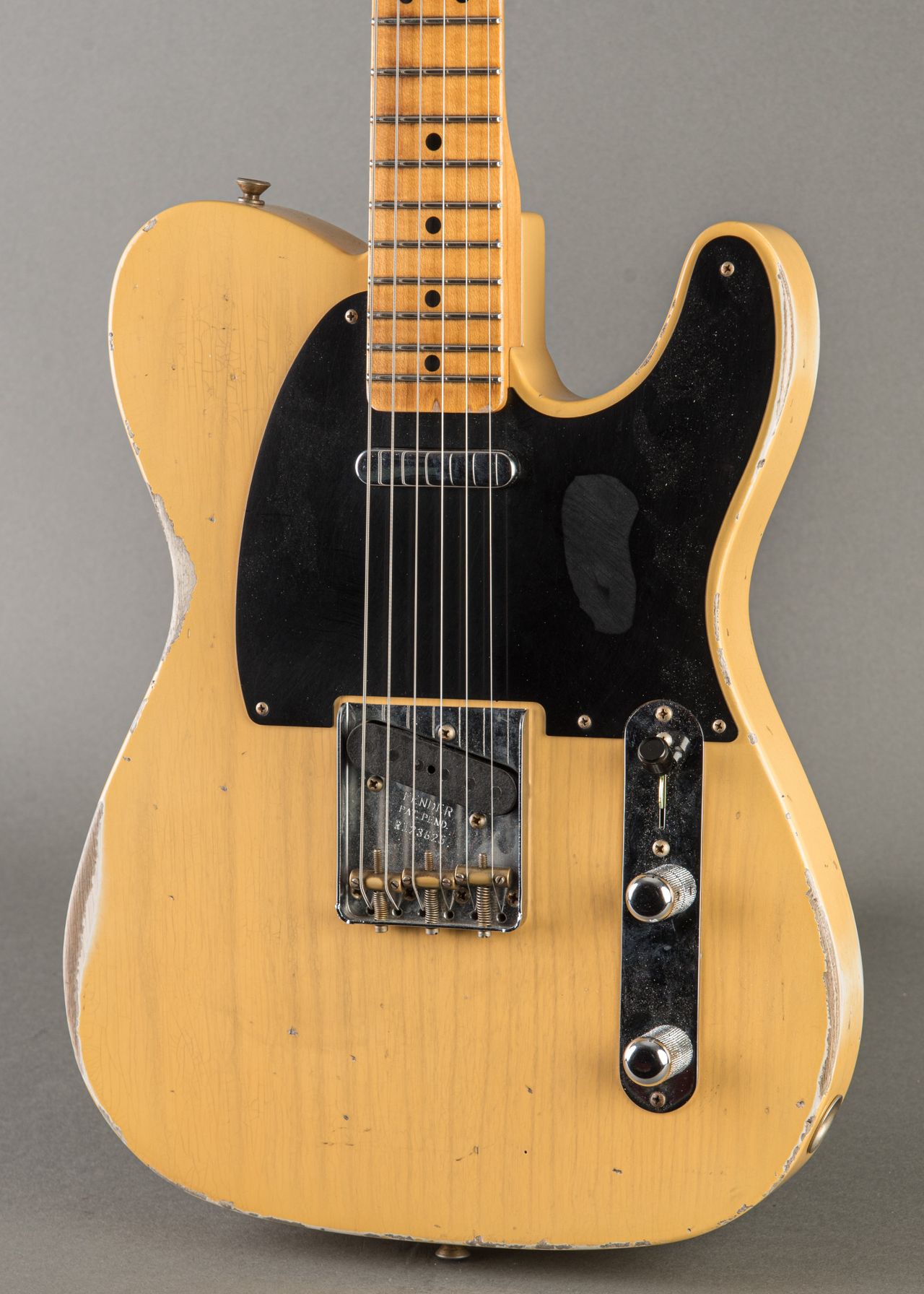 Fender Custom Shop 1952 Telecaster 2022, Yellow | Carter Vintage 