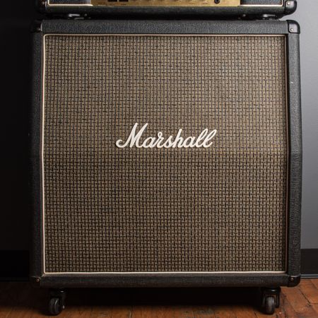 Marshall 1960A 4x12 Slant Cabinet G12-65 1979, Black