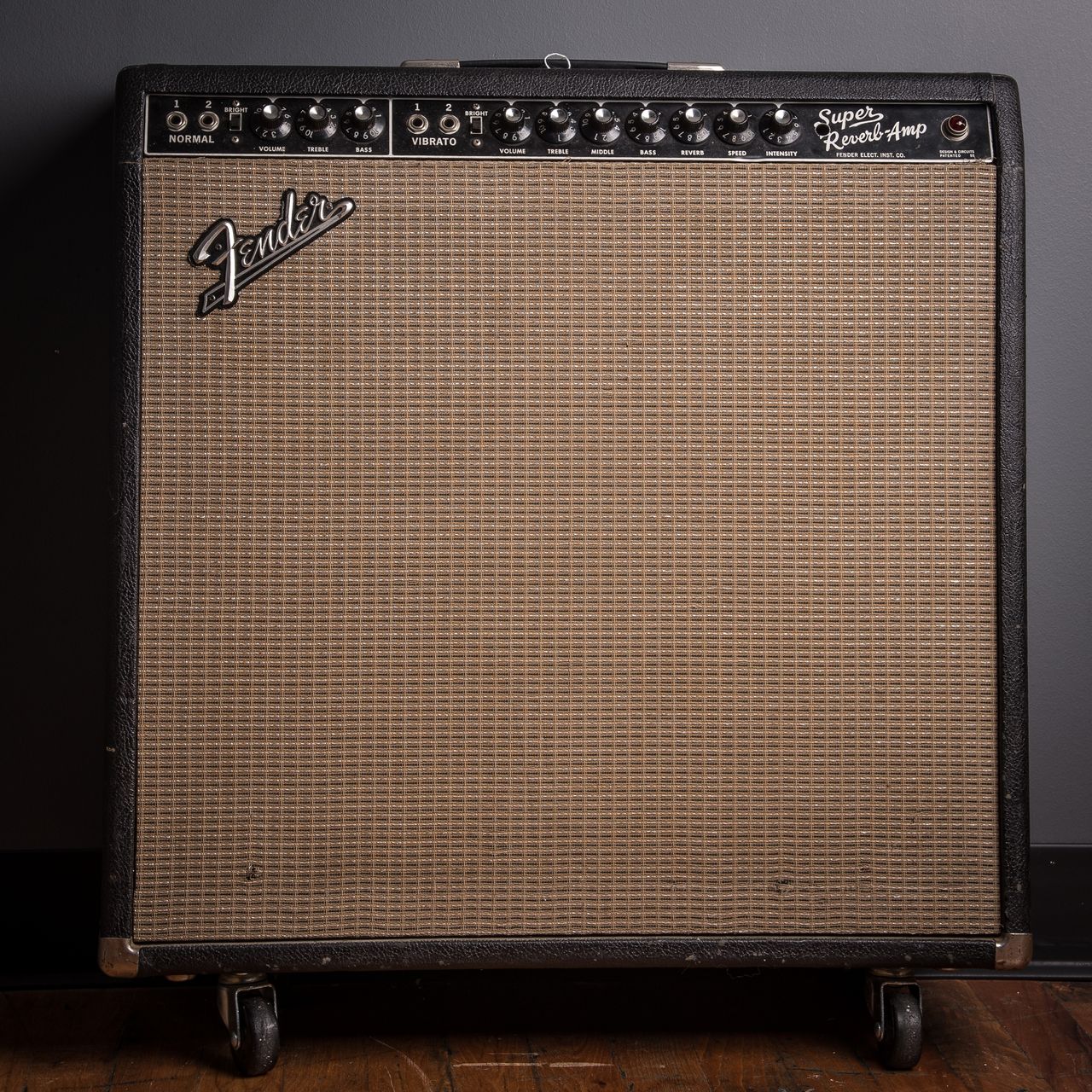 Fender Pre Cbs Super Reverb Ab763 1964 Black Carter Vintage Guitars