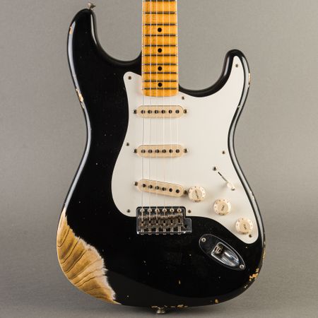 Fender Wildwood 10 '55 Stratocaster 2019, Black Heavy Relic