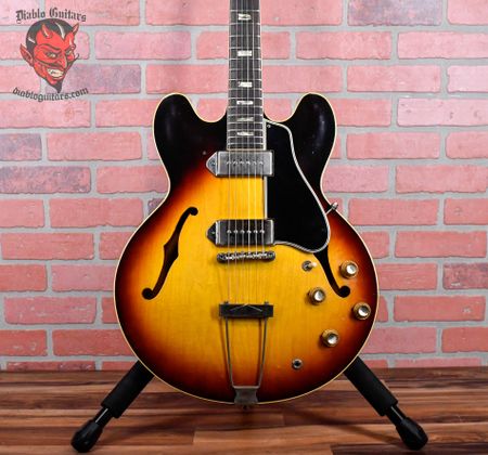 Gibson ES-330 Original Vintage 1963 Sunburst P-90’s Abr-1 Original Lifton Case