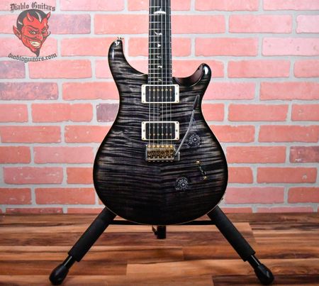 PRS Custom 24 Private Stock #5143 Curly Maple Top&Neck PS Grey Black Smoked Burst w/OHSC