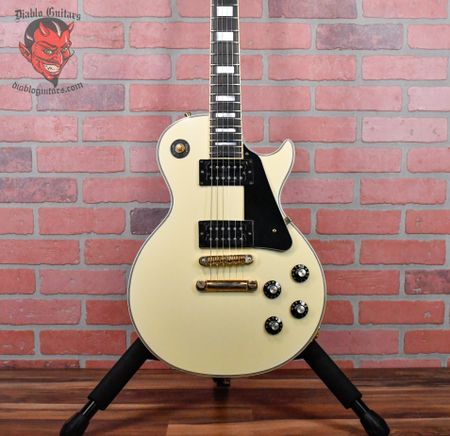 Gibson Vintage Les Paul Custom 1974 Alpine White w/ OHSC (Refin/Refret)