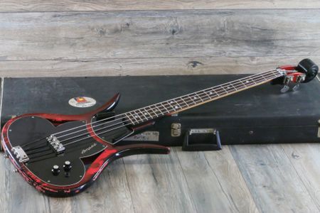 Ampeg ASB-1 Devil Scroll Bass Fireburst Previously Owned by Garry Tallent of E Street Band! + OHSC