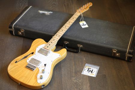 1974 Fender Thinline Telecaster Natural Semi-Hollow Electric Guitar + OHSC