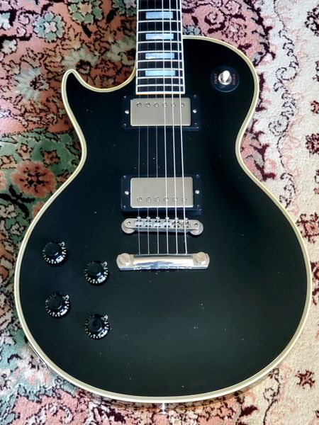 Gibson Les Paul Custom R7 Murphy Lab 2023, Ebony (Left-Handed)
