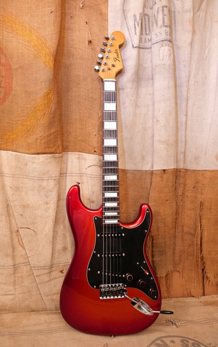 Fender Stratocaster 1963 - Red - Refin - Hotrod